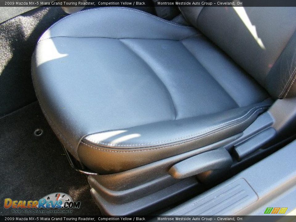 2009 Mazda MX-5 Miata Grand Touring Roadster Competition Yellow / Black Photo #11