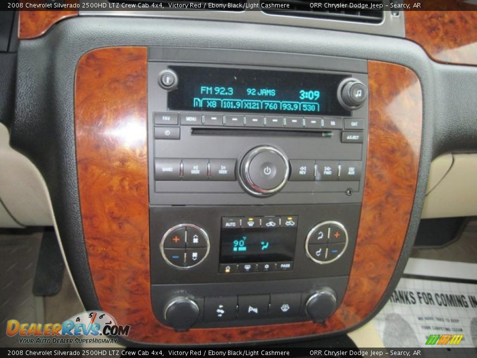 2008 Chevrolet Silverado 2500HD LTZ Crew Cab 4x4 Victory Red / Ebony Black/Light Cashmere Photo #19