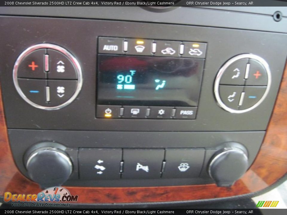 2008 Chevrolet Silverado 2500HD LTZ Crew Cab 4x4 Victory Red / Ebony Black/Light Cashmere Photo #20