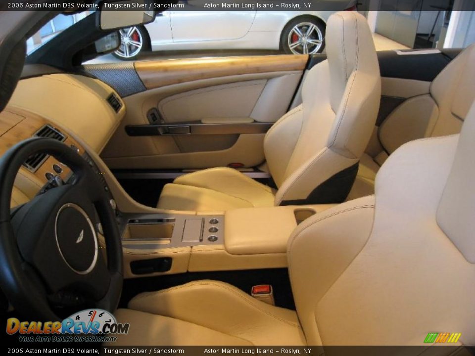 2006 Aston Martin DB9 Volante Tungsten Silver / Sandstorm Photo #12