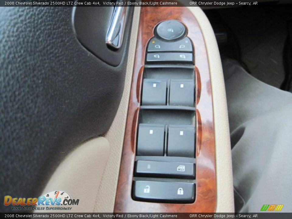 2008 Chevrolet Silverado 2500HD LTZ Crew Cab 4x4 Victory Red / Ebony Black/Light Cashmere Photo #21