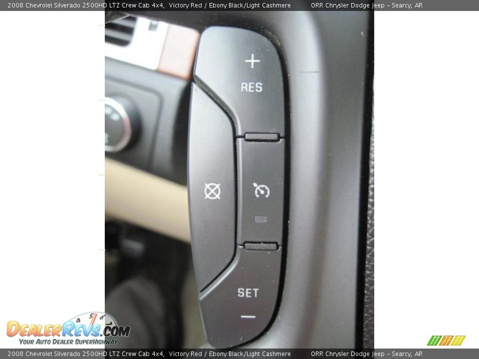 2008 Chevrolet Silverado 2500HD LTZ Crew Cab 4x4 Victory Red / Ebony Black/Light Cashmere Photo #22
