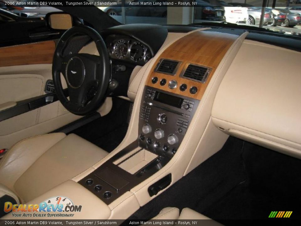 2006 Aston Martin DB9 Volante Tungsten Silver / Sandstorm Photo #14