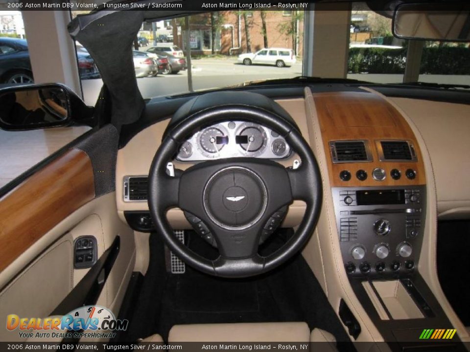 2006 Aston Martin DB9 Volante Tungsten Silver / Sandstorm Photo #17