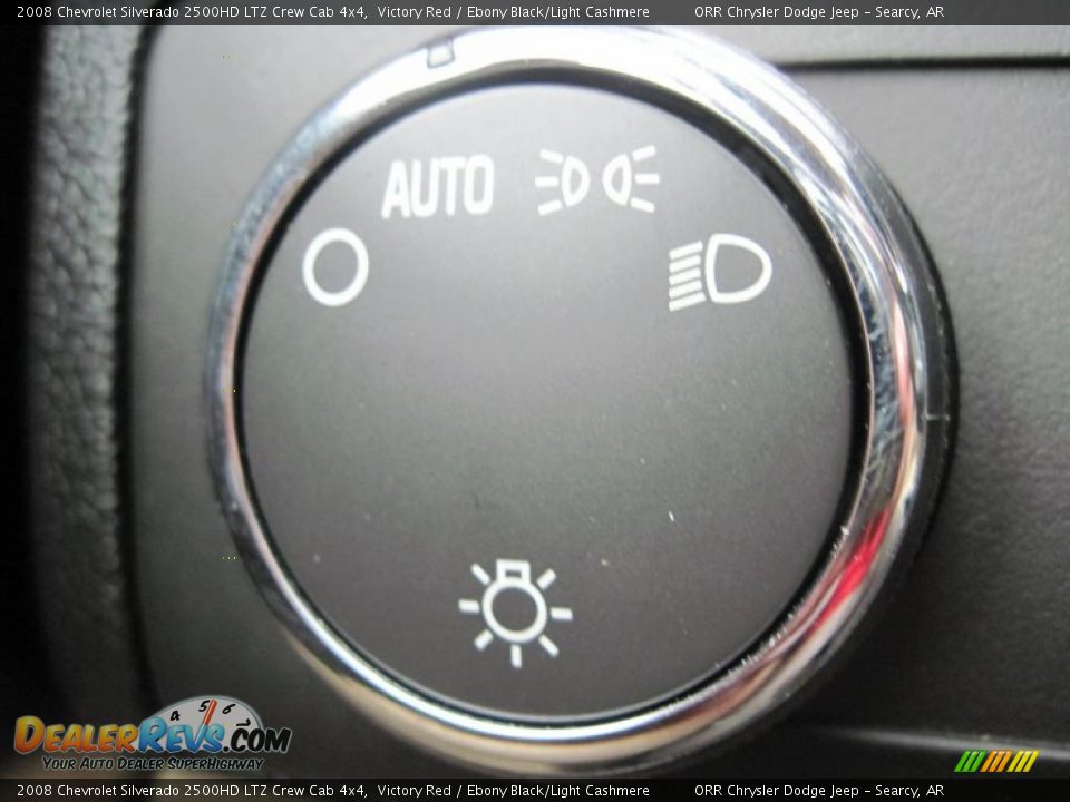 2008 Chevrolet Silverado 2500HD LTZ Crew Cab 4x4 Victory Red / Ebony Black/Light Cashmere Photo #25