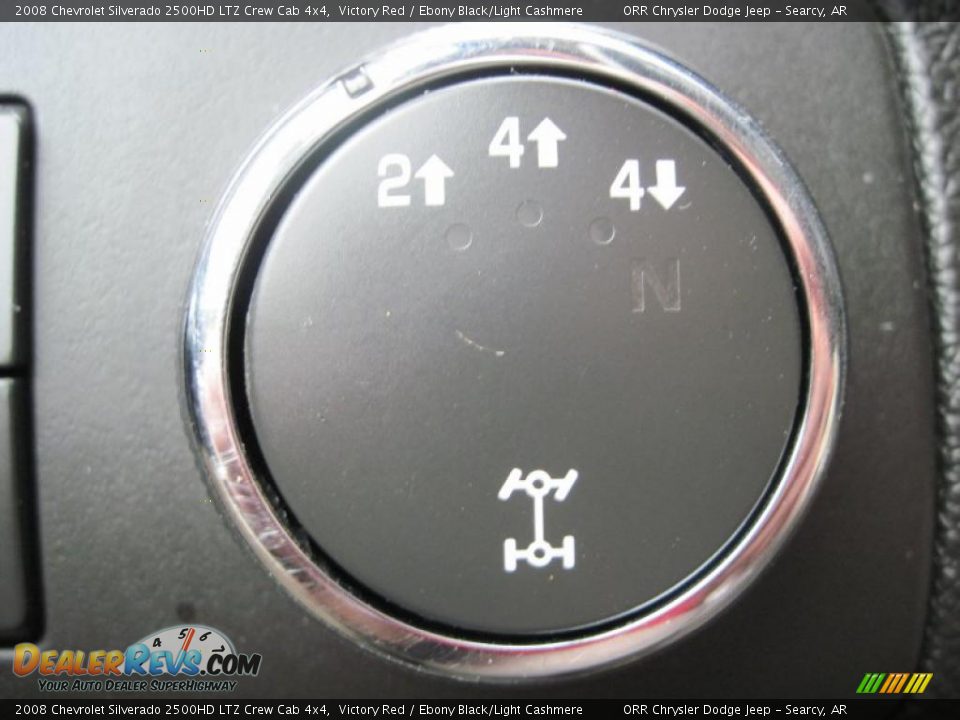2008 Chevrolet Silverado 2500HD LTZ Crew Cab 4x4 Victory Red / Ebony Black/Light Cashmere Photo #26