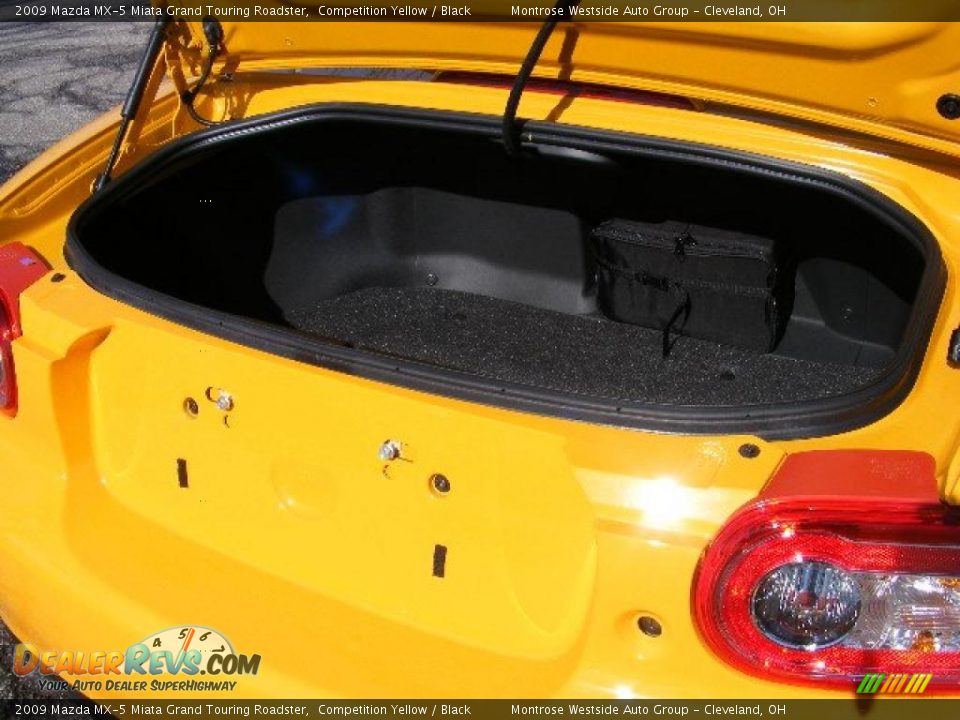 2009 Mazda MX-5 Miata Grand Touring Roadster Competition Yellow / Black Photo #25