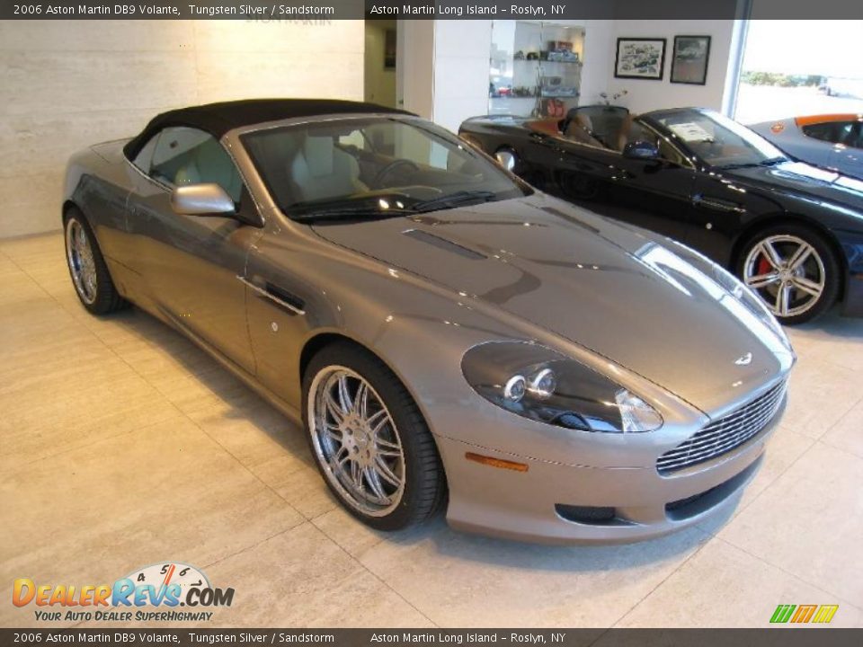 2006 Aston Martin DB9 Volante Tungsten Silver / Sandstorm Photo #22