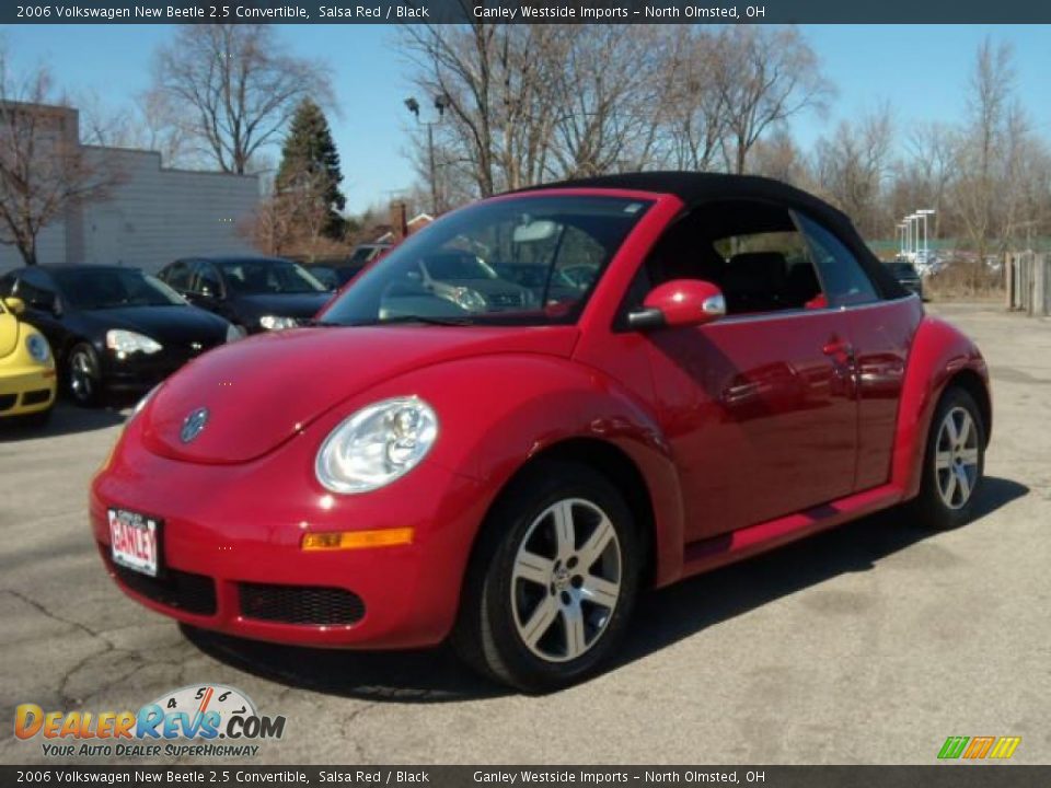 2006 Volkswagen New Beetle 2.5 Convertible Salsa Red / Black Photo #1