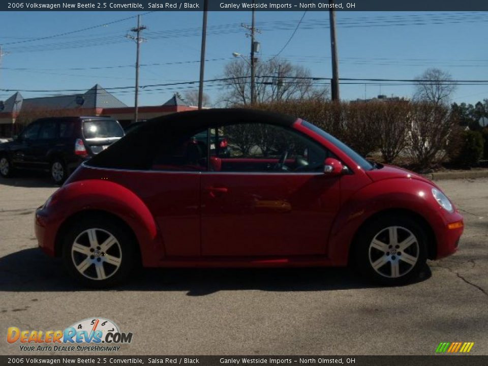 2006 Volkswagen New Beetle 2.5 Convertible Salsa Red / Black Photo #6