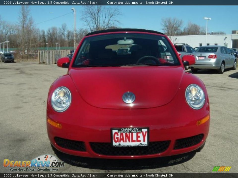 2006 Volkswagen New Beetle 2.5 Convertible Salsa Red / Black Photo #8