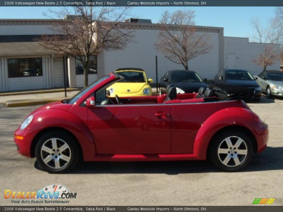 2006 Volkswagen New Beetle 2.5 Convertible Salsa Red / Black Photo #10