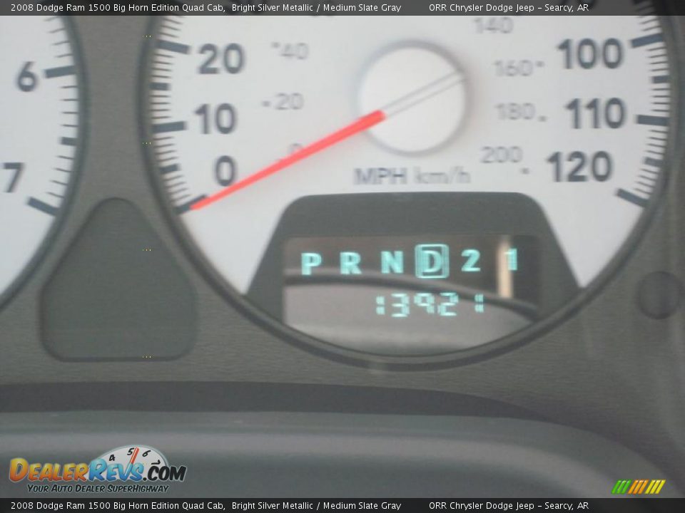 2008 Dodge Ram 1500 Big Horn Edition Quad Cab Bright Silver Metallic / Medium Slate Gray Photo #3
