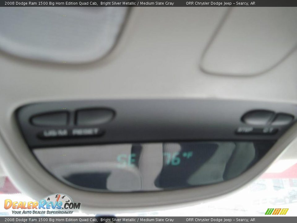 2008 Dodge Ram 1500 Big Horn Edition Quad Cab Bright Silver Metallic / Medium Slate Gray Photo #5