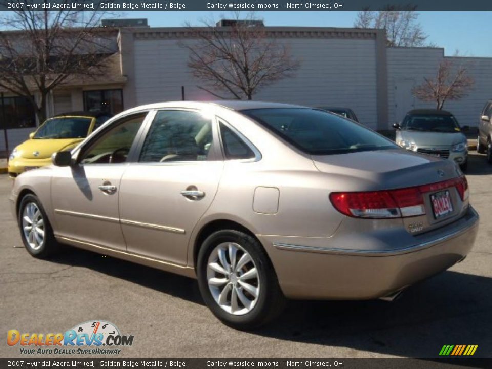 2007 Hyundai Azera Limited Golden Beige Metallic / Beige Photo #3