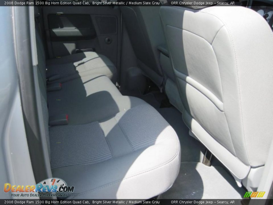 2008 Dodge Ram 1500 Big Horn Edition Quad Cab Bright Silver Metallic / Medium Slate Gray Photo #6