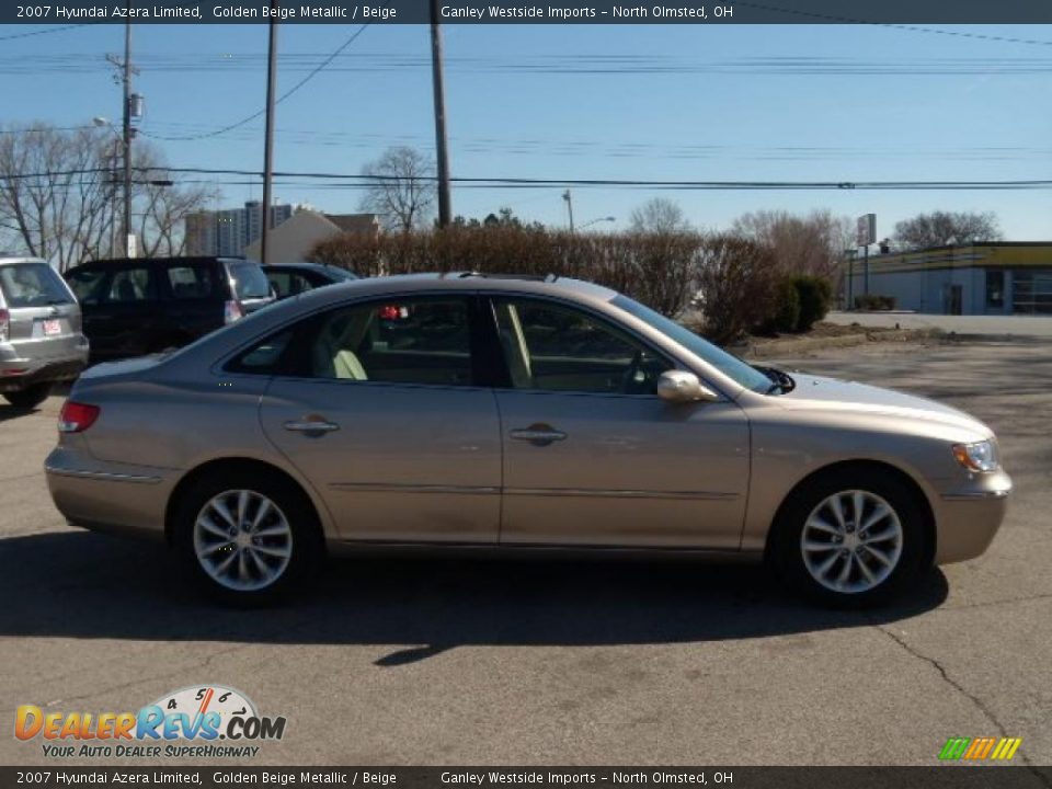 2007 Hyundai Azera Limited Golden Beige Metallic / Beige Photo #6