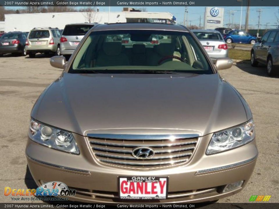 2007 Hyundai Azera Limited Golden Beige Metallic / Beige Photo #8