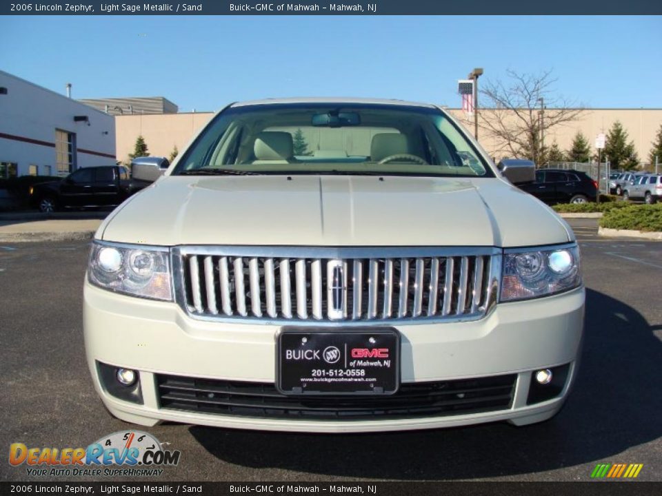 2006 Lincoln Zephyr Light Sage Metallic / Sand Photo #2