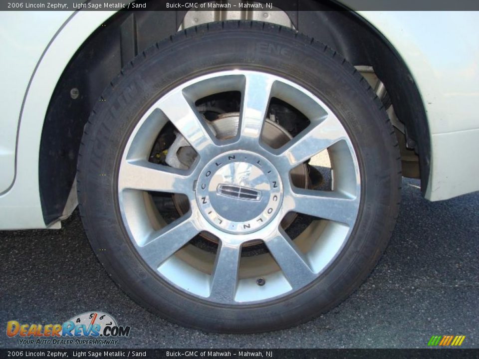 2006 Lincoln Zephyr Light Sage Metallic / Sand Photo #9