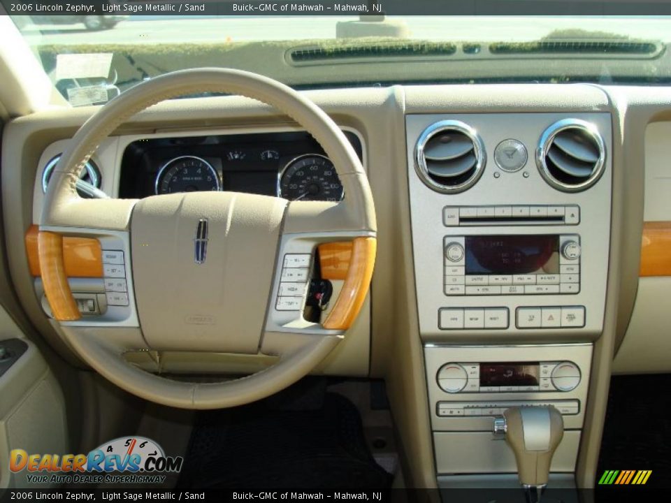 2006 Lincoln Zephyr Light Sage Metallic / Sand Photo #17