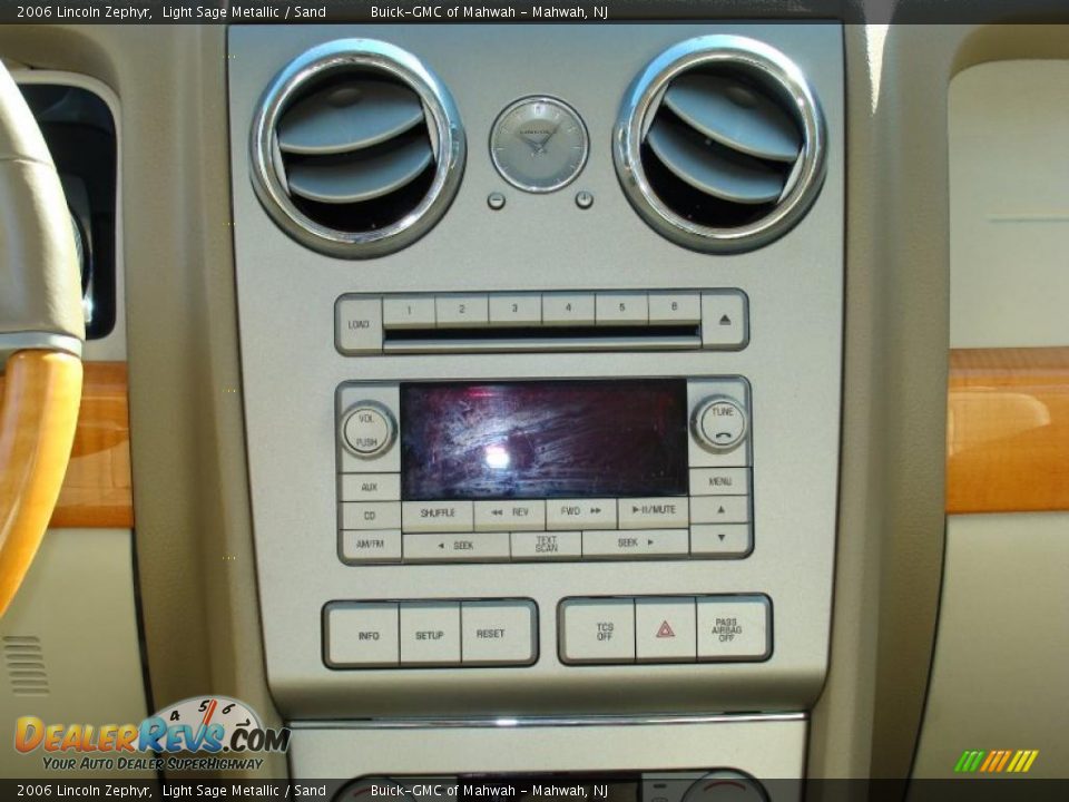 2006 Lincoln Zephyr Light Sage Metallic / Sand Photo #18