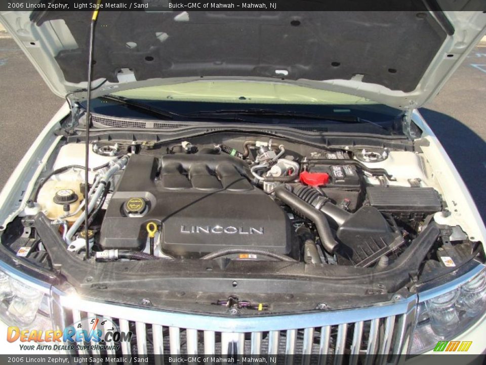 2006 Lincoln Zephyr Light Sage Metallic / Sand Photo #22