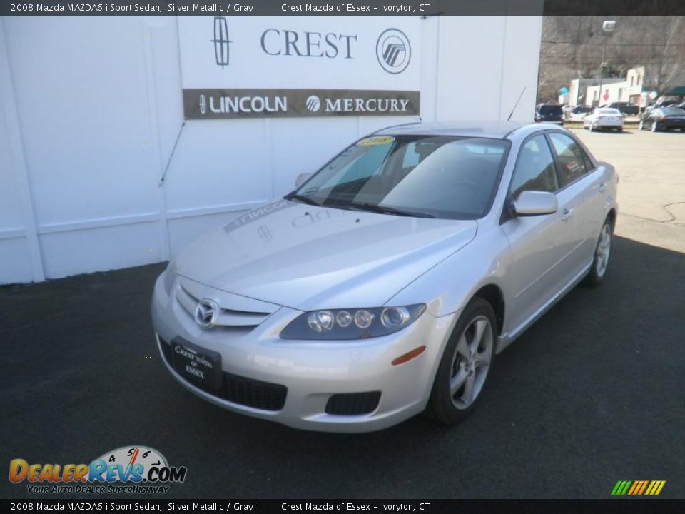 2008 Mazda MAZDA6 i Sport Sedan Silver Metallic / Gray Photo #1