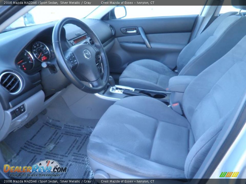 2008 Mazda MAZDA6 i Sport Sedan Silver Metallic / Gray Photo #4