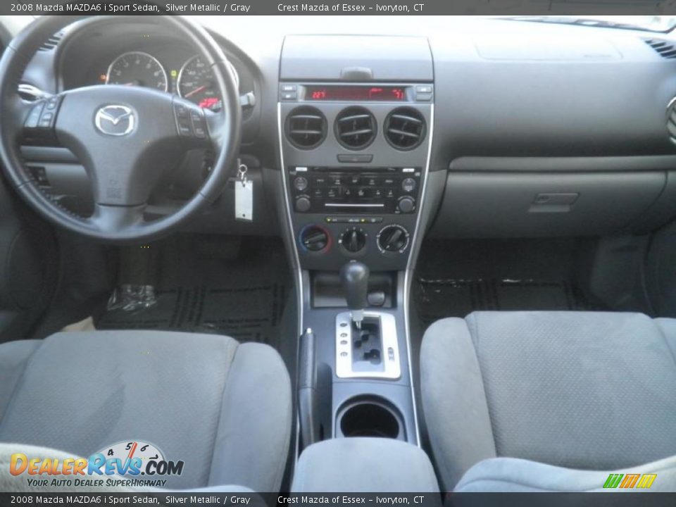2008 Mazda MAZDA6 i Sport Sedan Silver Metallic / Gray Photo #6