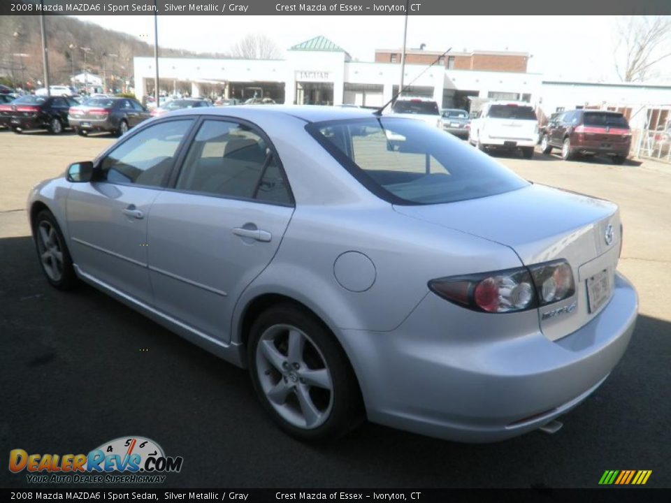 2008 Mazda MAZDA6 i Sport Sedan Silver Metallic / Gray Photo #7