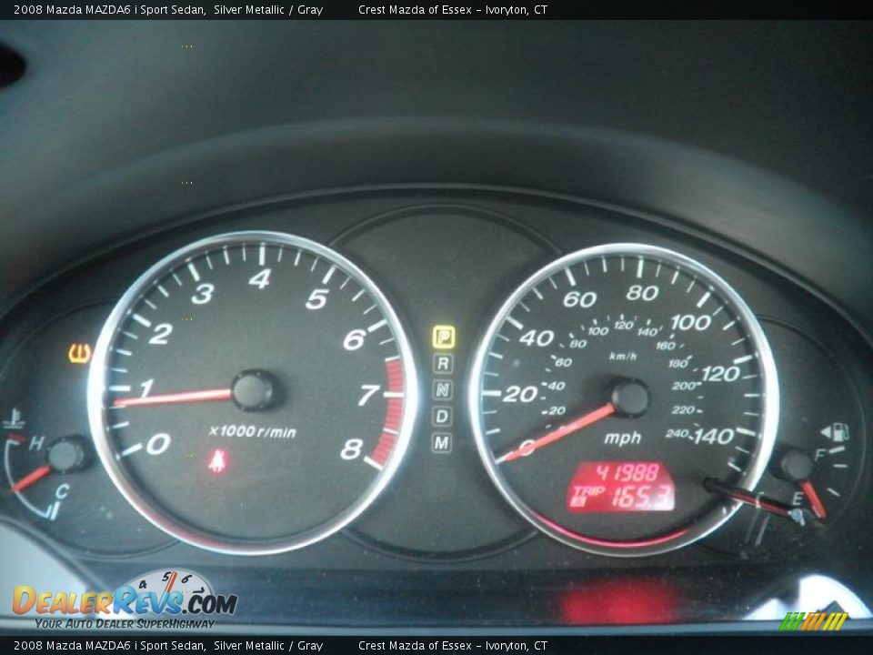2008 Mazda MAZDA6 i Sport Sedan Silver Metallic / Gray Photo #14