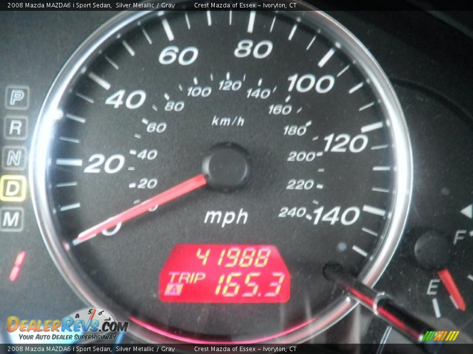 2008 Mazda MAZDA6 i Sport Sedan Silver Metallic / Gray Photo #15