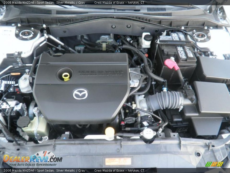 2008 Mazda MAZDA6 i Sport Sedan Silver Metallic / Gray Photo #16
