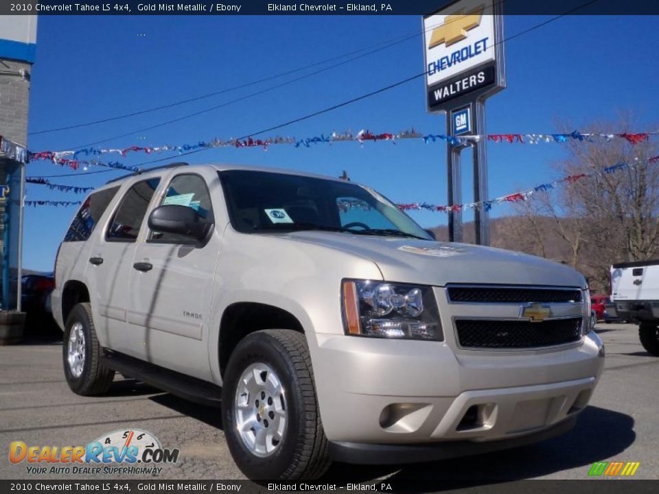 2010 Chevrolet Tahoe LS 4x4 Gold Mist Metallic / Ebony Photo #3