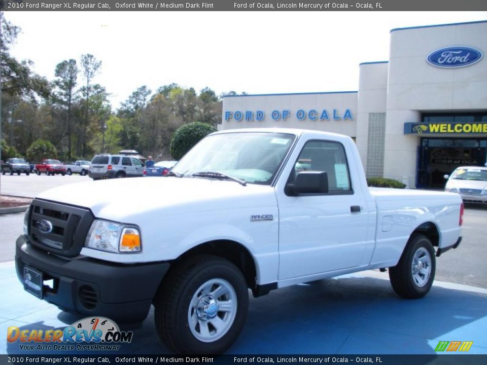 2010 Ford Ranger XL Regular Cab Oxford White / Medium Dark Flint Photo #1