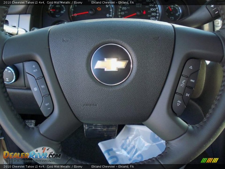 2010 Chevrolet Tahoe LS 4x4 Gold Mist Metallic / Ebony Photo #32