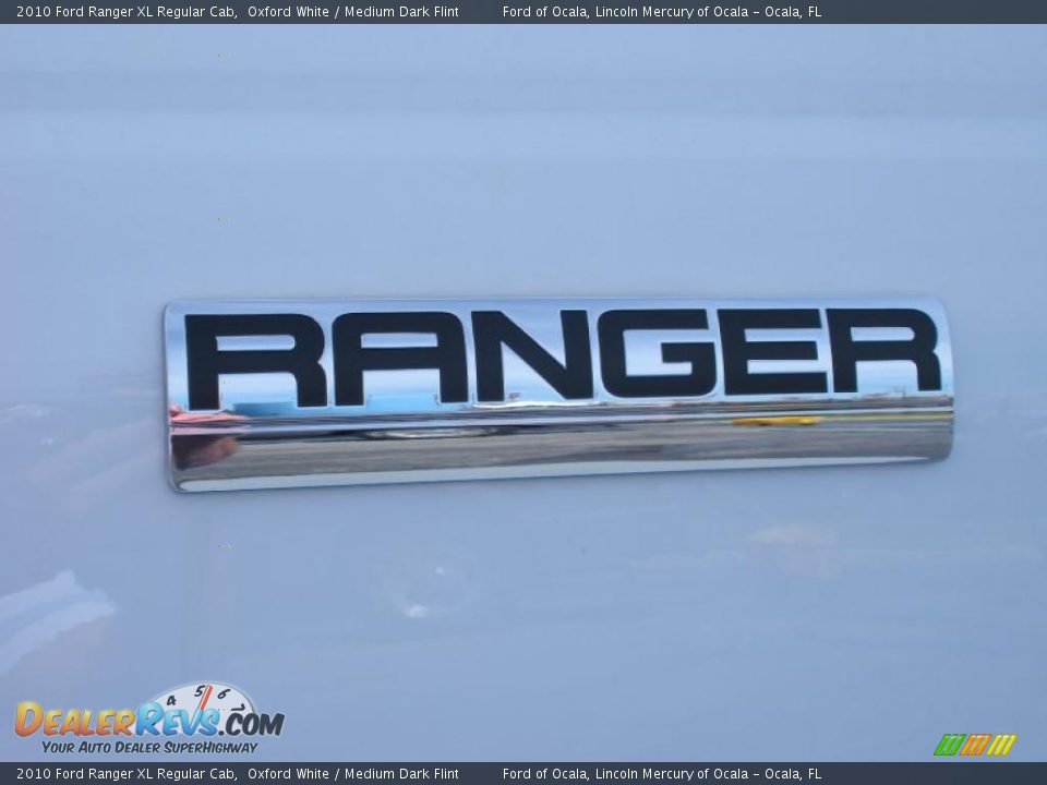 2010 Ford Ranger XL Regular Cab Oxford White / Medium Dark Flint Photo #4