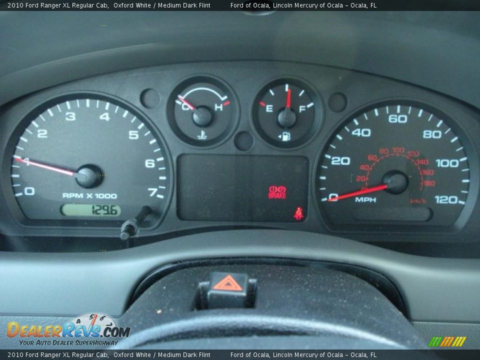 2010 Ford Ranger XL Regular Cab Oxford White / Medium Dark Flint Photo #7