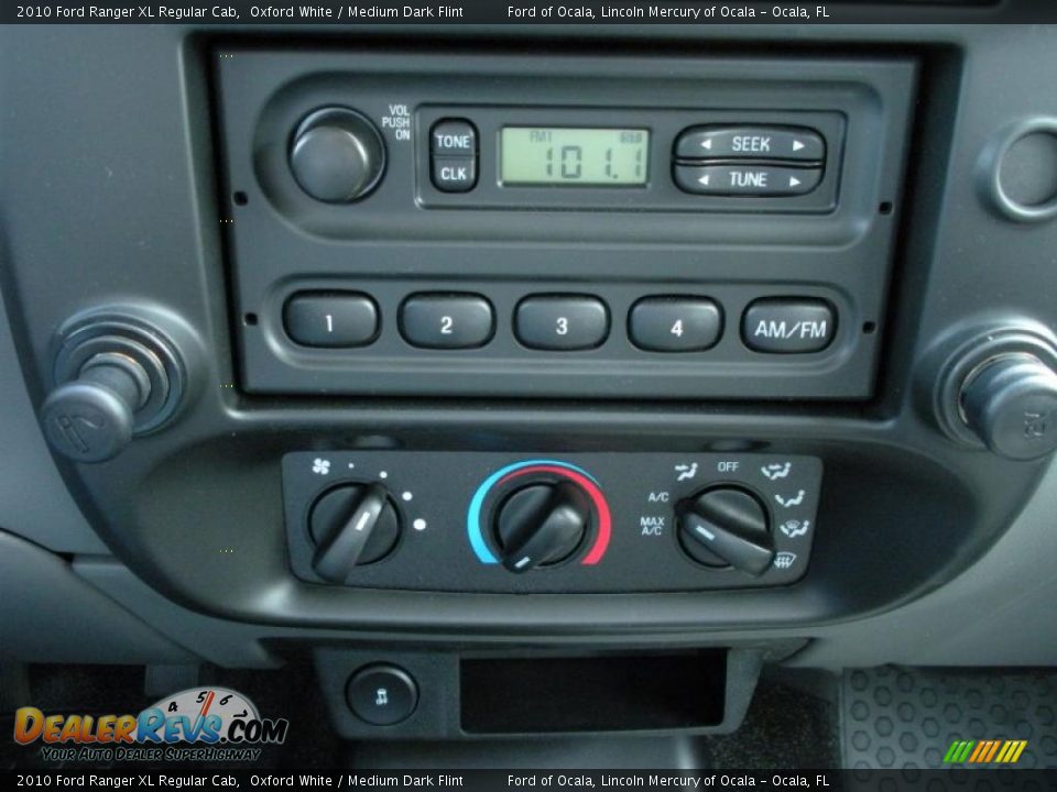 2010 Ford Ranger XL Regular Cab Oxford White / Medium Dark Flint Photo #8