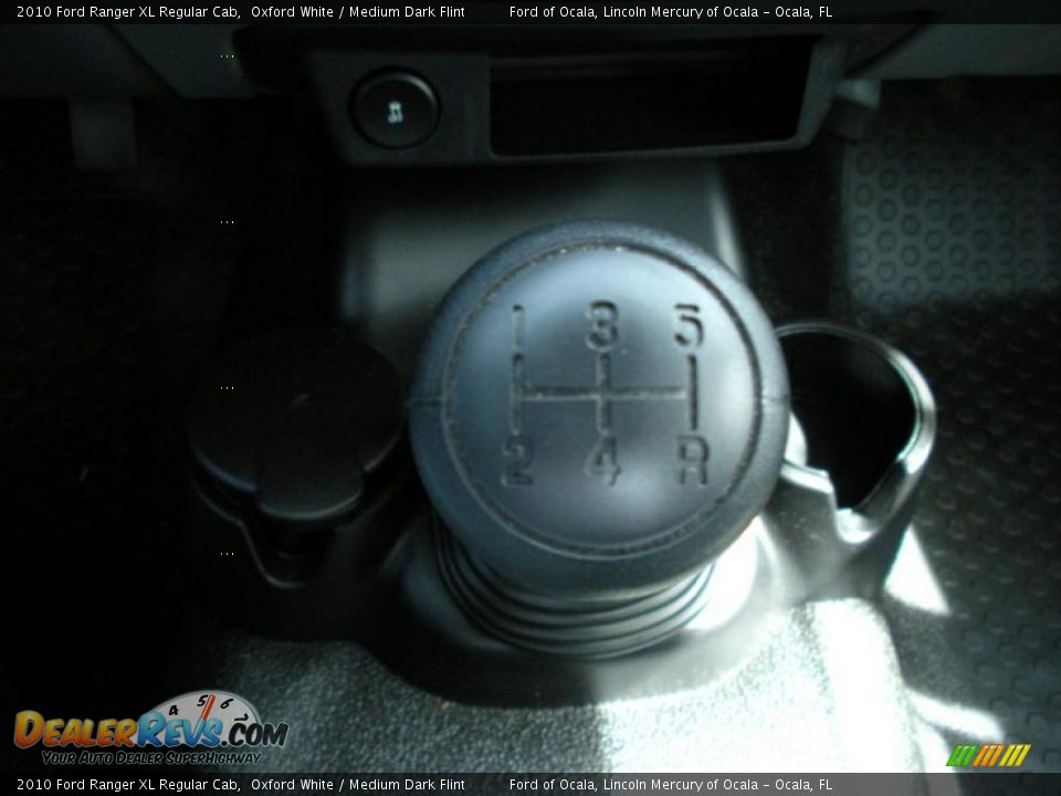 2010 Ford Ranger XL Regular Cab Oxford White / Medium Dark Flint Photo #9