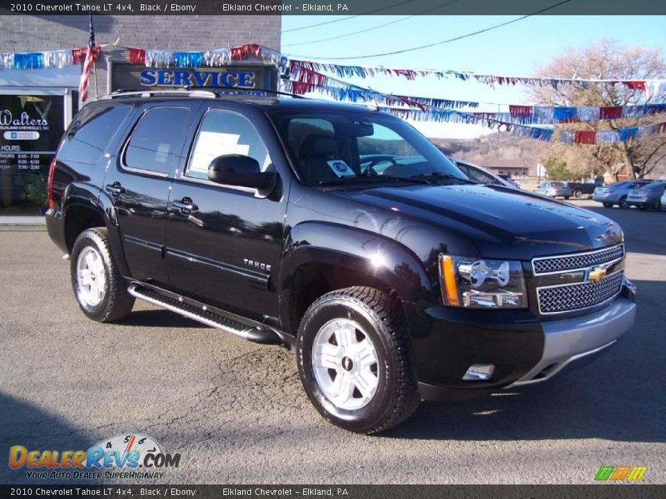 2010 Chevrolet Tahoe LT 4x4 Black / Ebony Photo #2