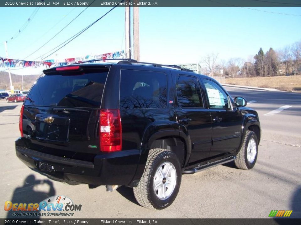 2010 Chevrolet Tahoe LT 4x4 Black / Ebony Photo #3