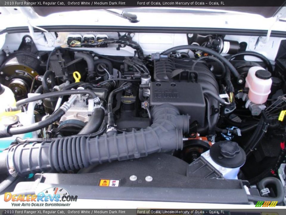 2010 Ford Ranger XL Regular Cab Oxford White / Medium Dark Flint Photo #11