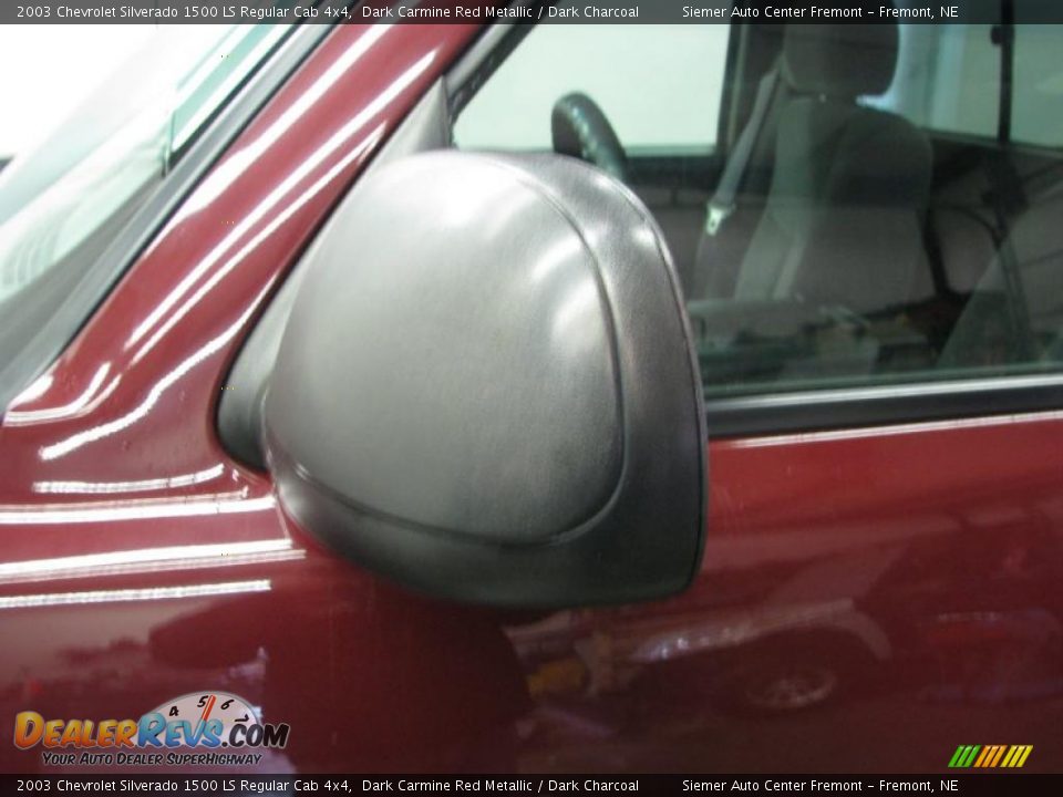 2003 Chevrolet Silverado 1500 LS Regular Cab 4x4 Dark Carmine Red Metallic / Dark Charcoal Photo #5