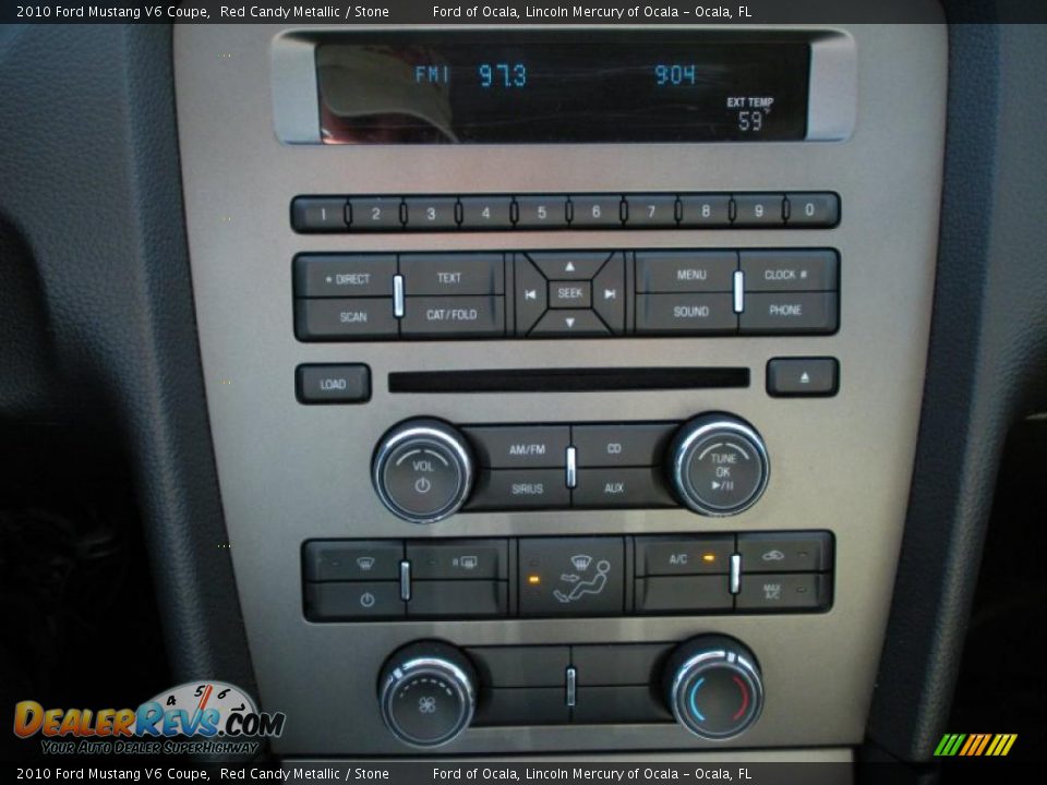 2010 Ford Mustang V6 Coupe Red Candy Metallic / Stone Photo #22