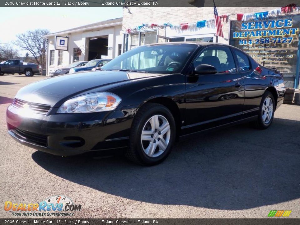 2006 Chevrolet Monte Carlo LS Black / Ebony Photo #1