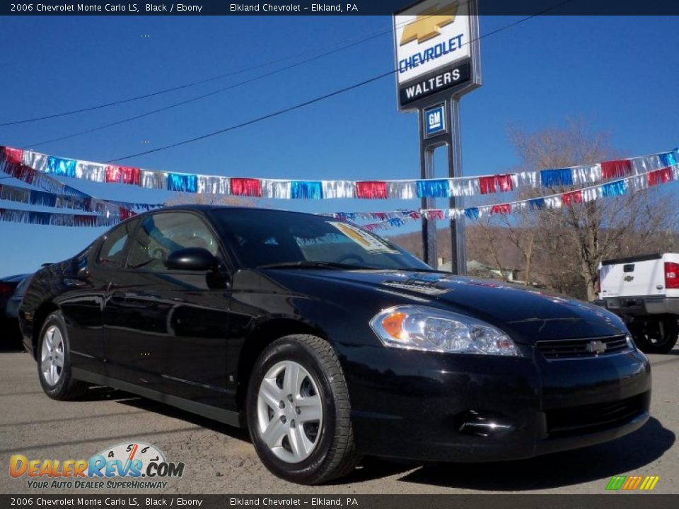 2006 Chevrolet Monte Carlo LS Black / Ebony Photo #3
