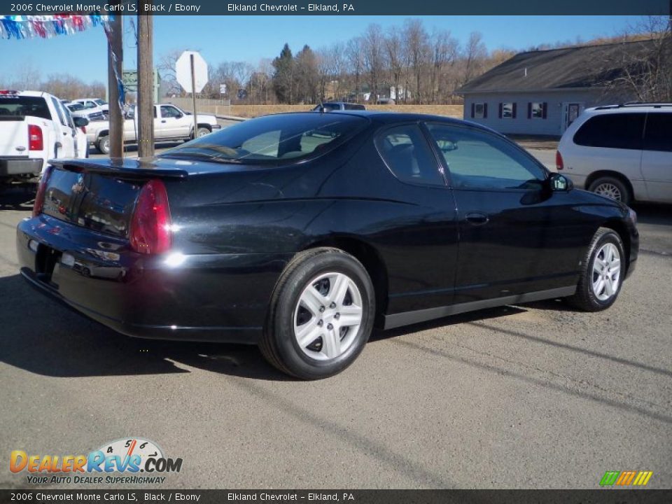 2006 Chevrolet Monte Carlo LS Black / Ebony Photo #5