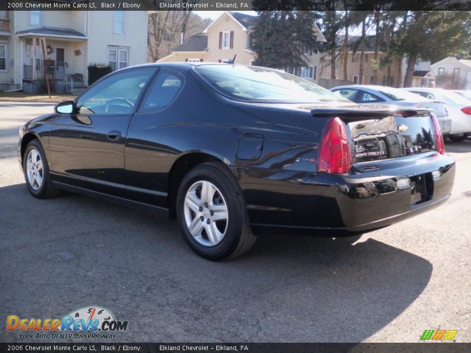 2006 Chevrolet Monte Carlo LS Black / Ebony Photo #7